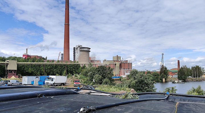 Kotka Mills -puhdistusaltaan kunnostus